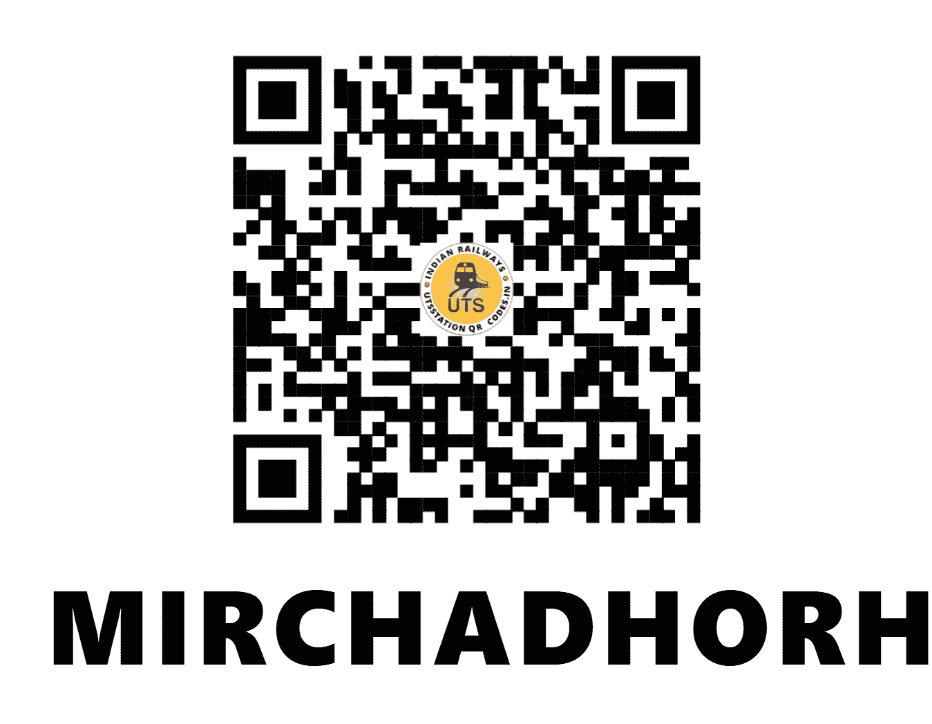 UTS QR Code for MIRCHADHORHI - MCQ (EC - UTTAR PRADESH)